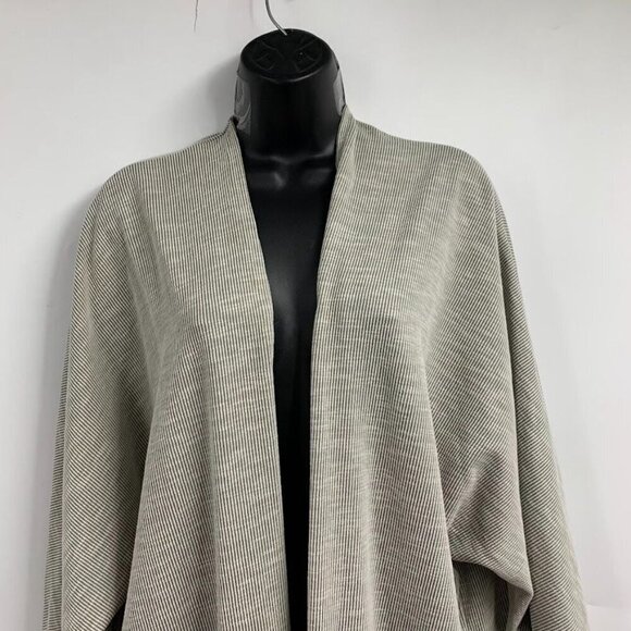 Donni Women's Sandwash Ribbed Cardigan Tight-Knit Duster One‎ SIze NWT - Picture 4 of 14